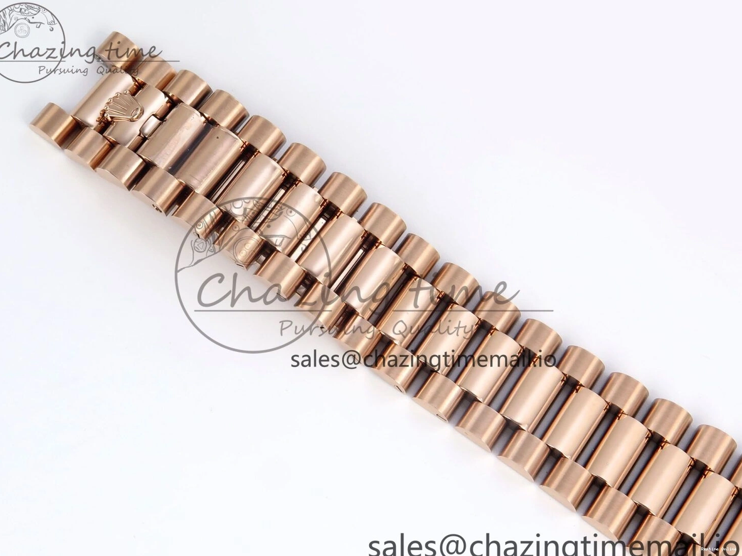 0217 QuickDry Day Date 40 RG 228235 KF 1:1 Best Edition Brown Roman Dial on President Bracelet VR3255 (Gain Weight) 838